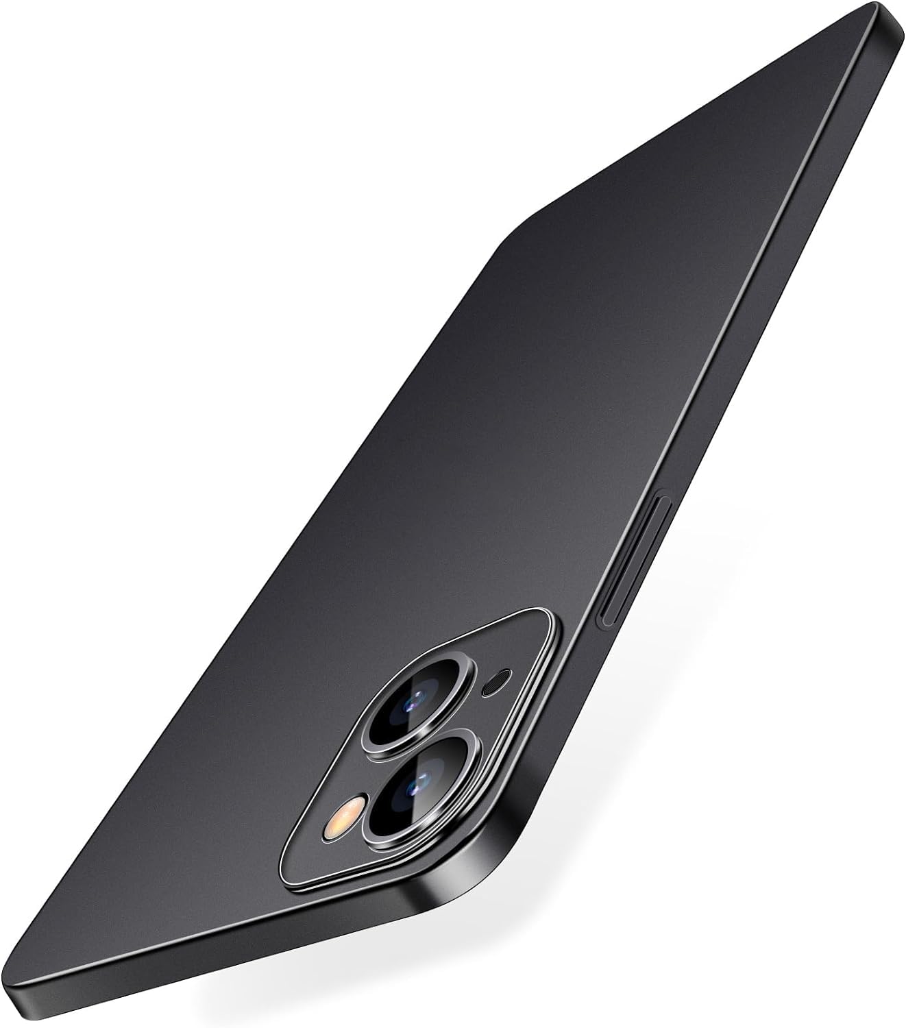 Elterazone Case Compatible with iPhone 15 Plus Slim Case,0.2mm Fit [Paper-Thin]Lightweight Case Translucent Matte Finish PP Back Cover Protection[Anti-Fingerprints&Yellowing] (Black)