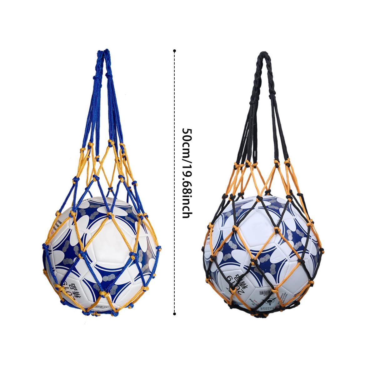 Bolsa de Malla Portátil para Baloncesto, Fútbol y Voleibol - 2 Piezas