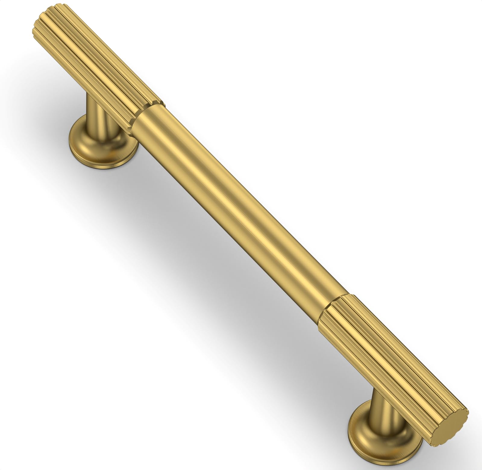 10 Pack Brushed Gold Cabinet Pulls 5 Inch(128mm) Kitchen Cabinet Handles Solid Zinc Alloy Cabinet Hardware Drawer Pulls — Amazon image 29