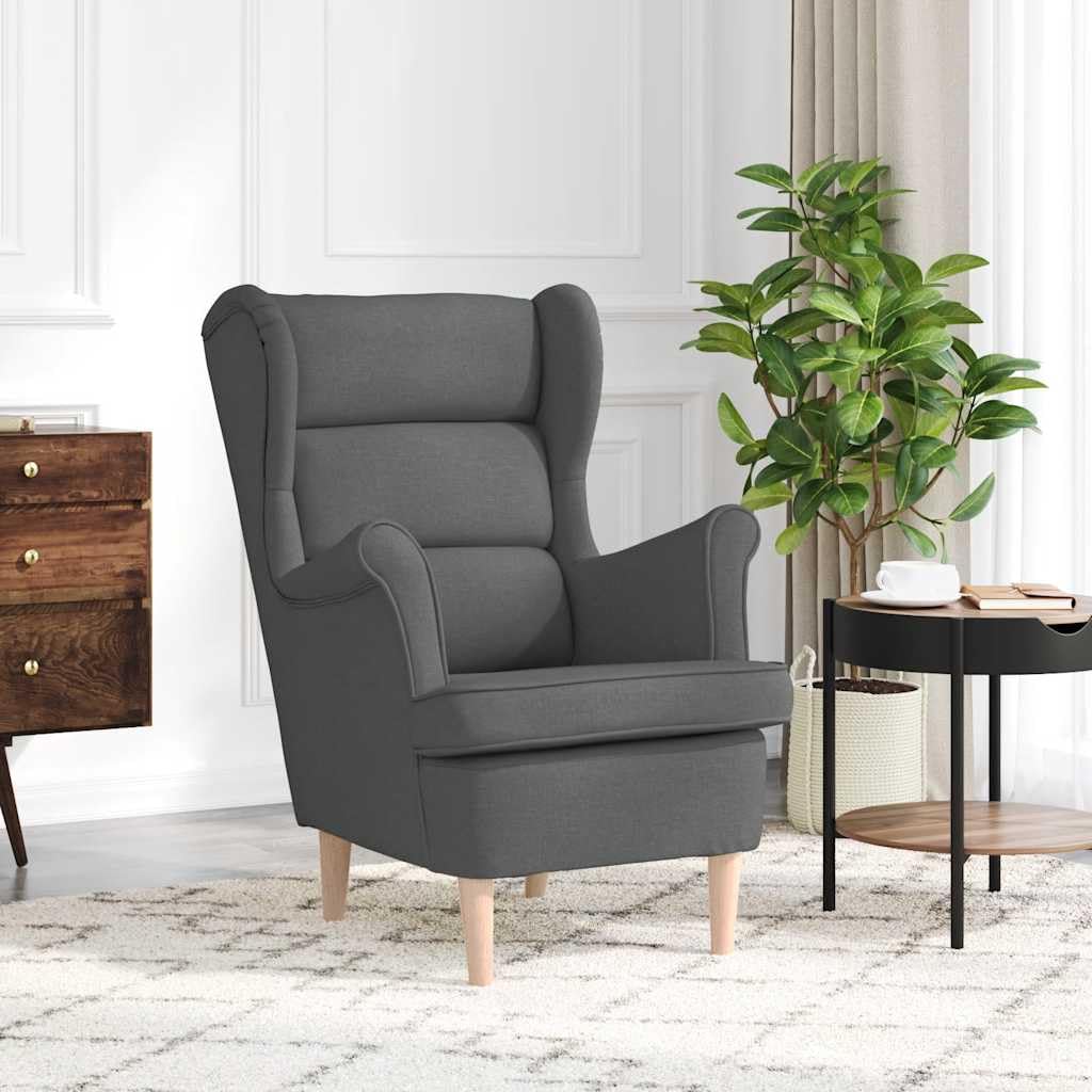 Fauteuil d'extérieur et de jardin rembourré gris foncé pour remplacer vos sièges inconfortables