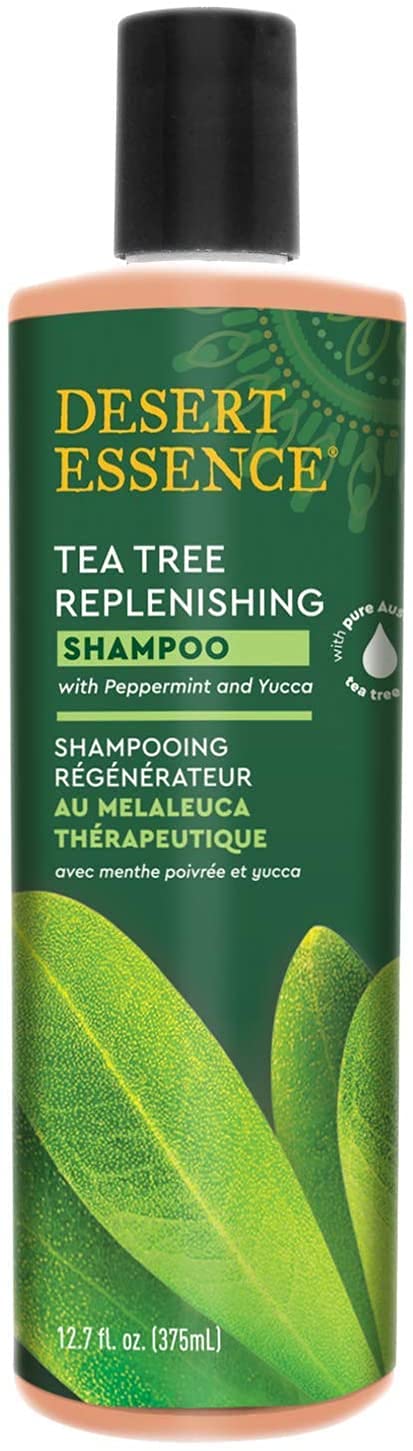 Desert Essence - Shampooing et Après-Shampooing Régénérateur au Melaleuca Thérapeutique - Pack duo - 2 x 375mL