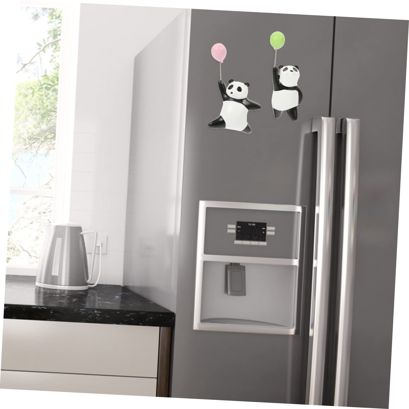 パンダちゃん② 冷蔵庫マグネット オーナメント Amazon.co.jp: PHENOFICE 2個 パンダ冷蔵庫マグネット