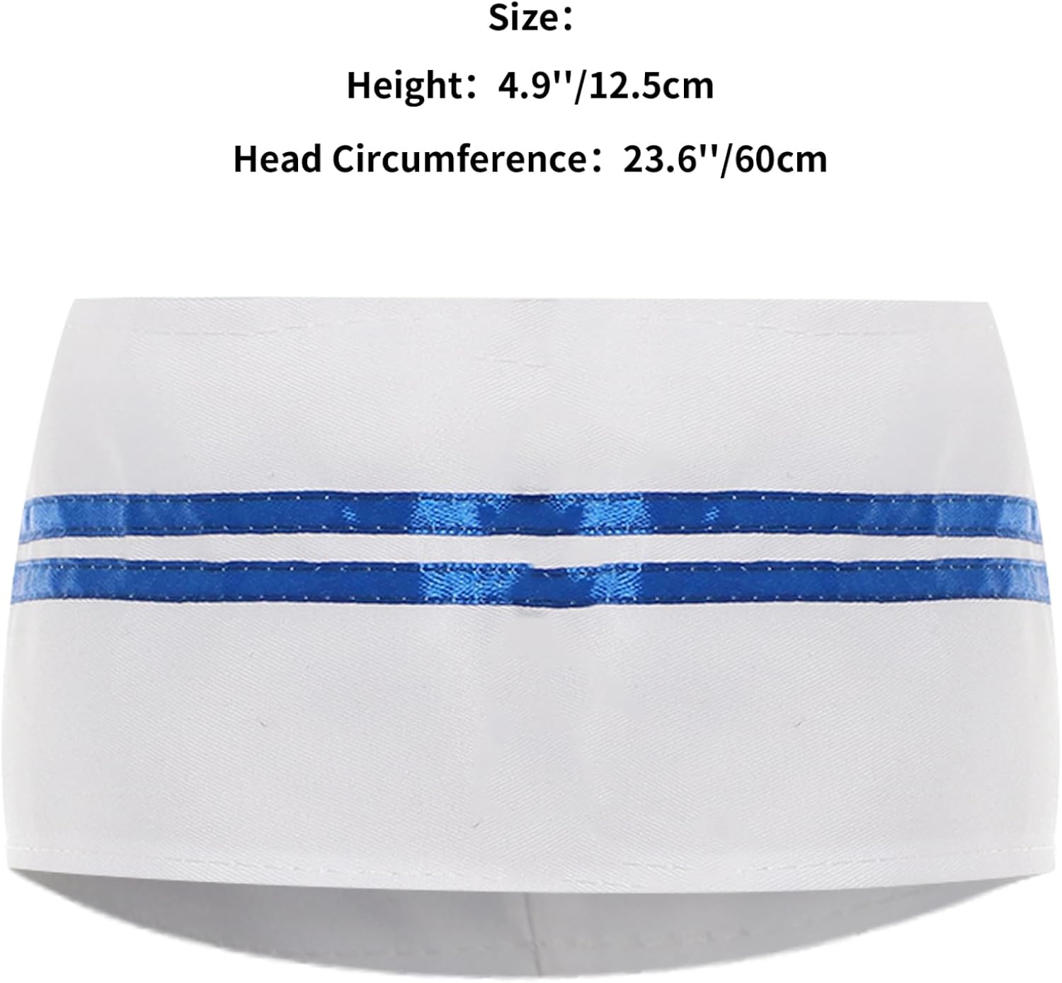 Freebily Adults Chef Hat Elastic Adjustable Baker Cap Cooking Chef Cap for Canteen Hotel Class Restaurant Kitchen