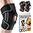 DR. BRACE ELITE Knee Brace with Side Stabilizers & Patella Gel Pads for Maximum Knee Pain Support and fast recovery for men and women-Please Check How To Size Video (XX-Large, Mercury)