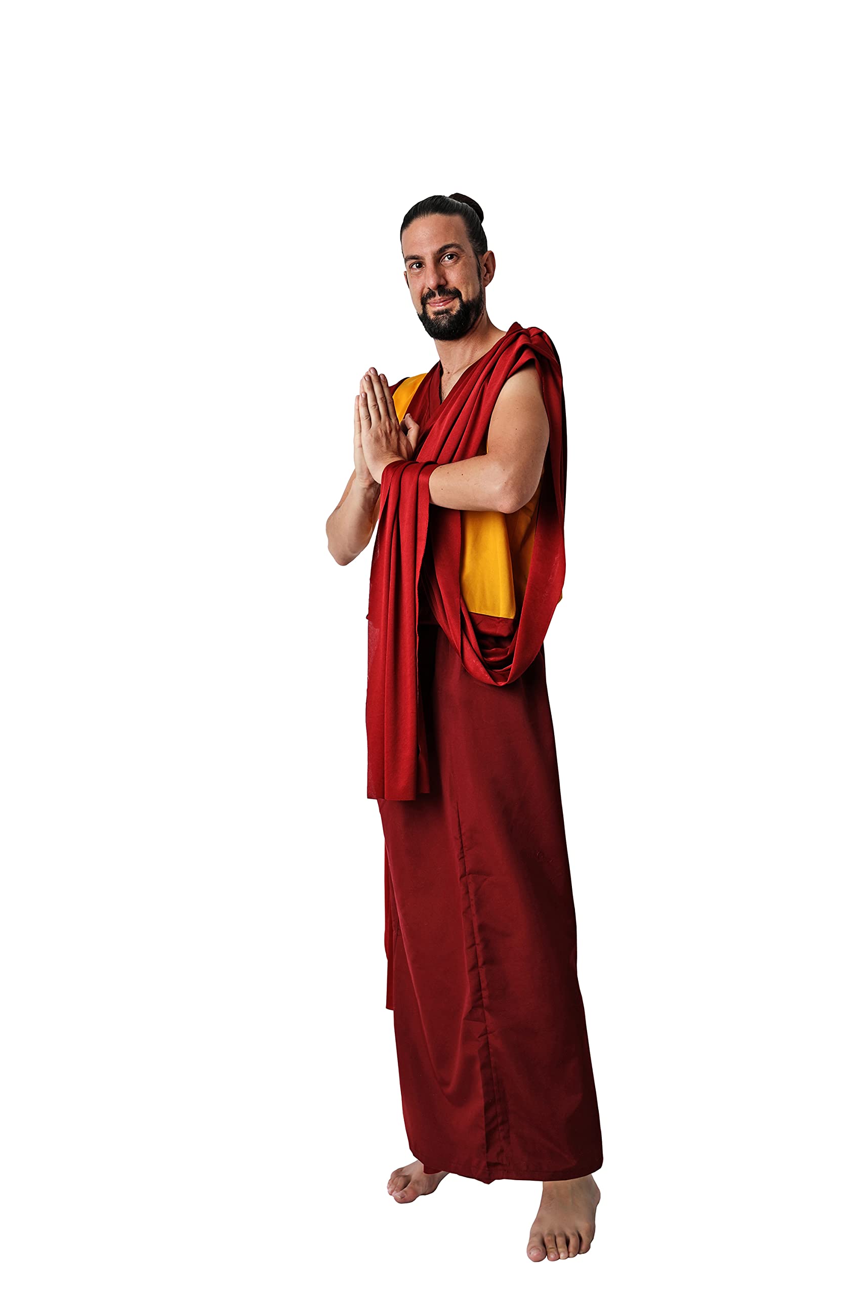 Costumizate! Disfraz de Monje para hombre. Talla única con detalles en la imagen.