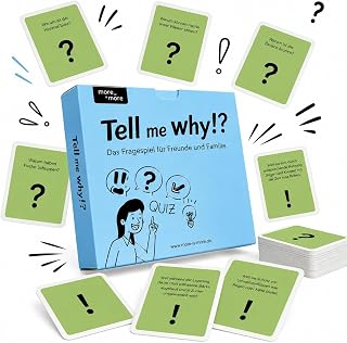 Tell Me Why!? Quizspiel für Erwachsene & Jugendliche – Fragespiel