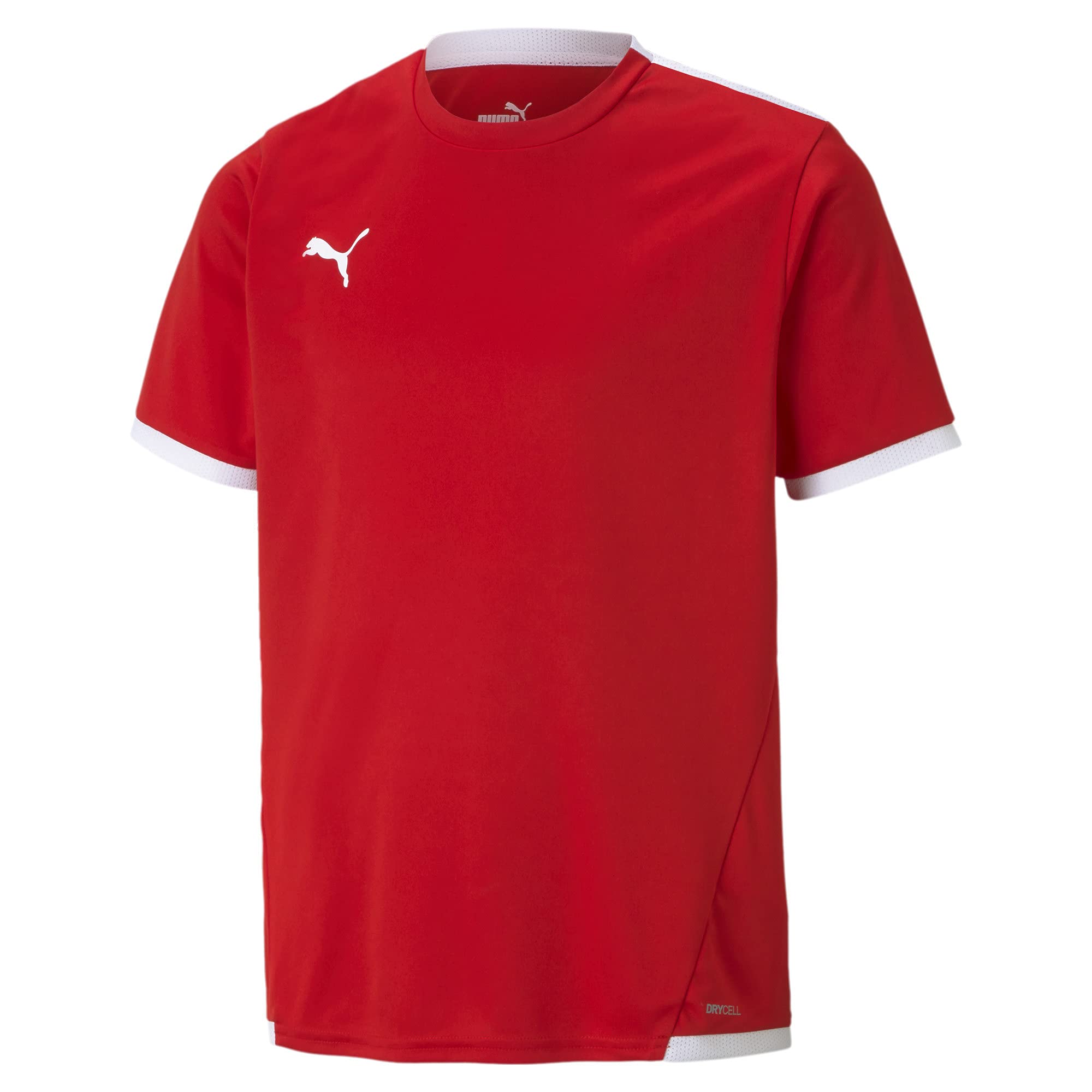 PUMA Unisex Kids teamLIGA Jersey Jr Shirt, Puma Red-puma White, size: 164