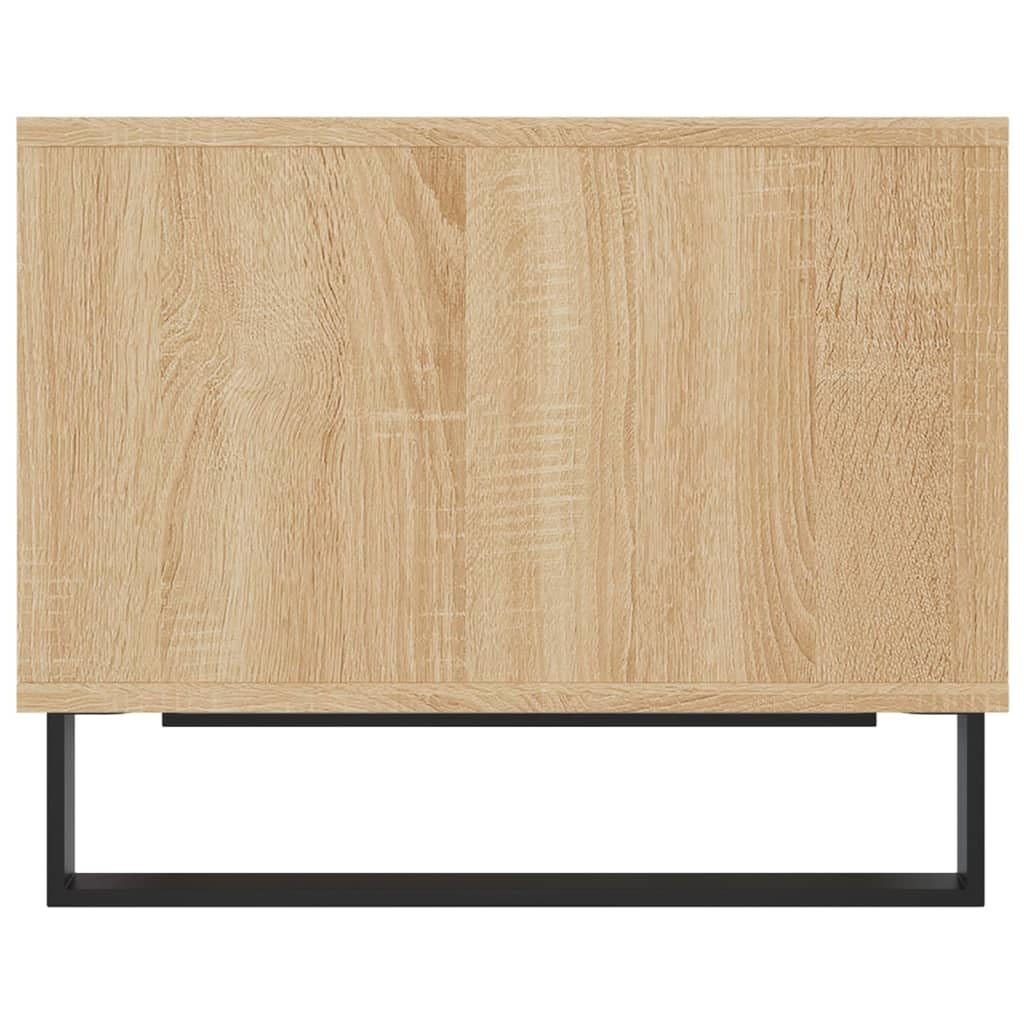 vidaXL Mesa de Centro Madera de ingeniería Roble Sonoma 60x50x40 cm