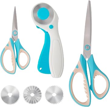 MANUFORE Craft Knife Set and Fabric Scissors Set Bundle