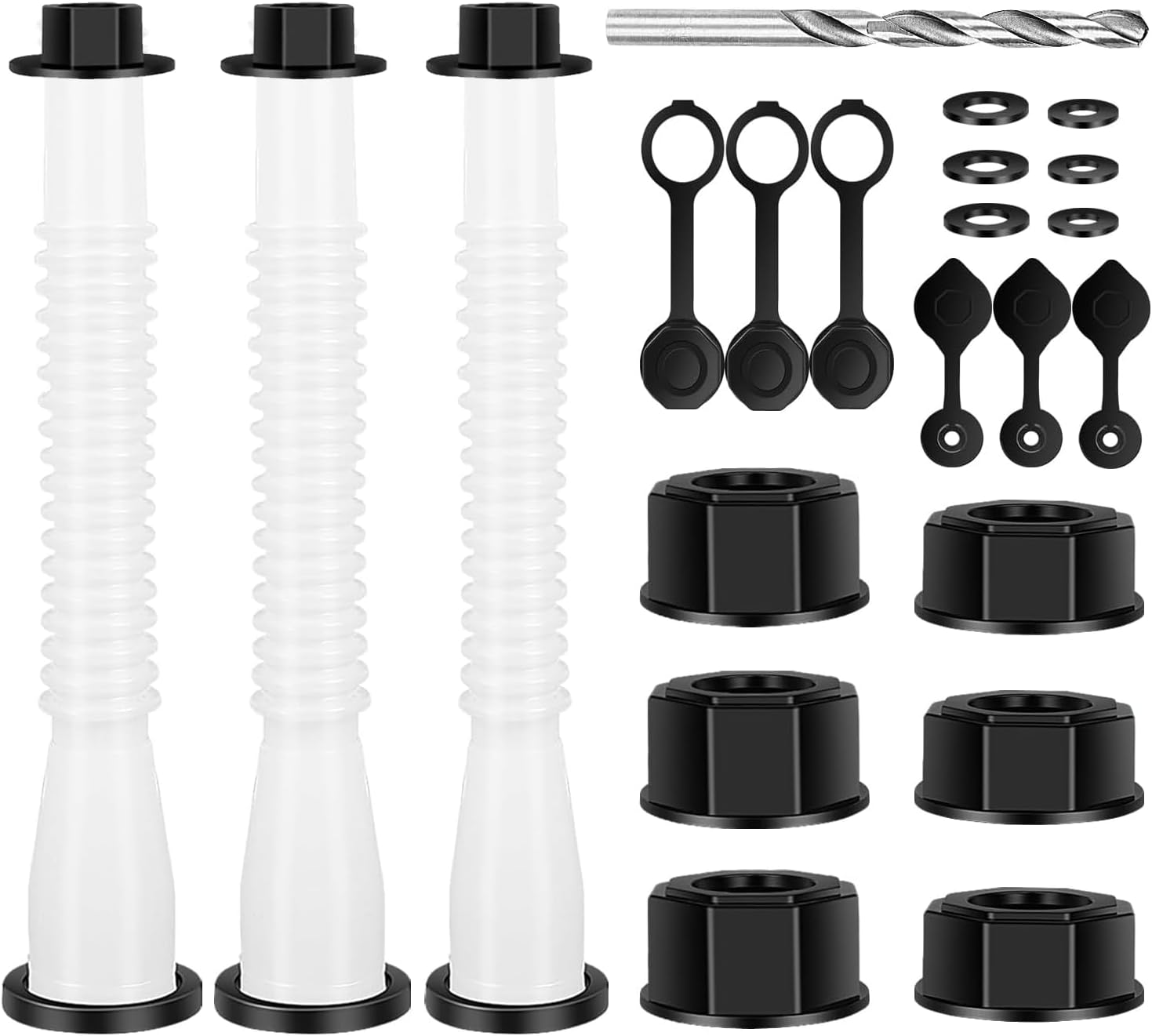 Godboy Gas Can Spout Replacement, Gas Can Nozzle, (5 Kit