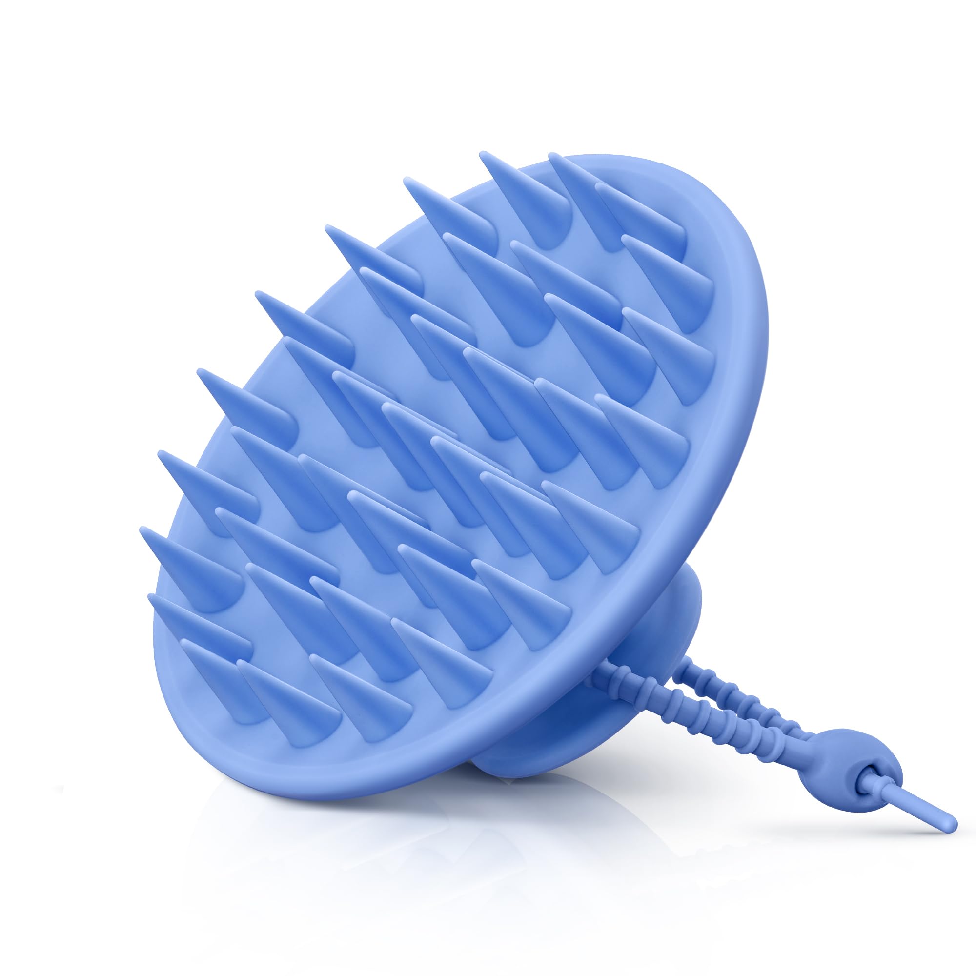 HEETA Scalp Massager Shampoo Brush with Silicone Bristles for Dandruff Removal Scalp Care & Hair Growth, Scalp Scrubber for All Hair Types, Head Massager Stress Relax, Upgraded Large Design,BlueGlobal Recycled StandardGlobal Recycled StandardClimatePartner certifiedGlobal Recycled Standard