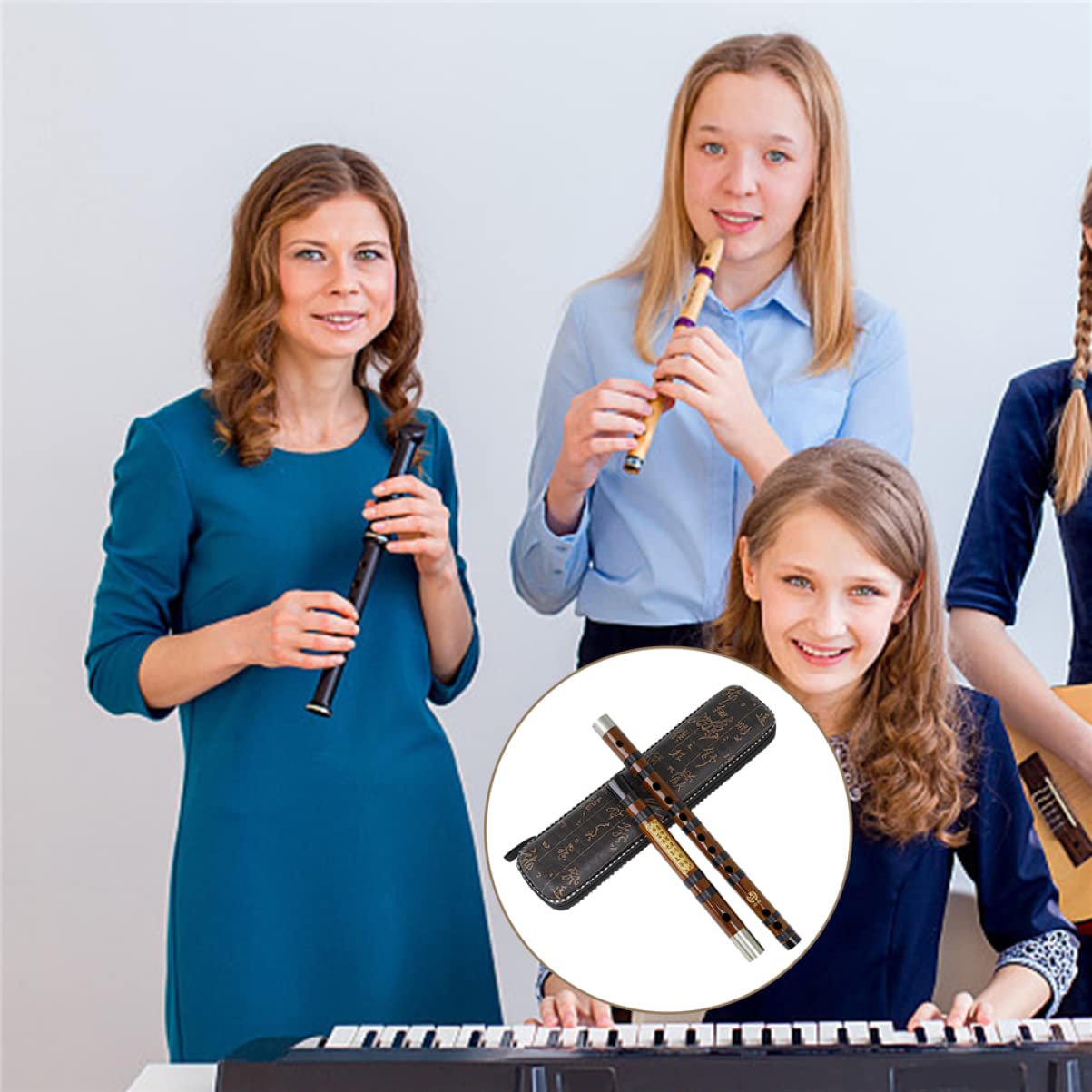 Bambusflöte E-ton 1 Satz für Anfänger, Chinesisches Instrument