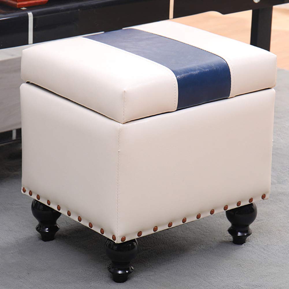 Tabouret pouf coffre à jouets idéal pour organiser le salon et la chambre des enfants