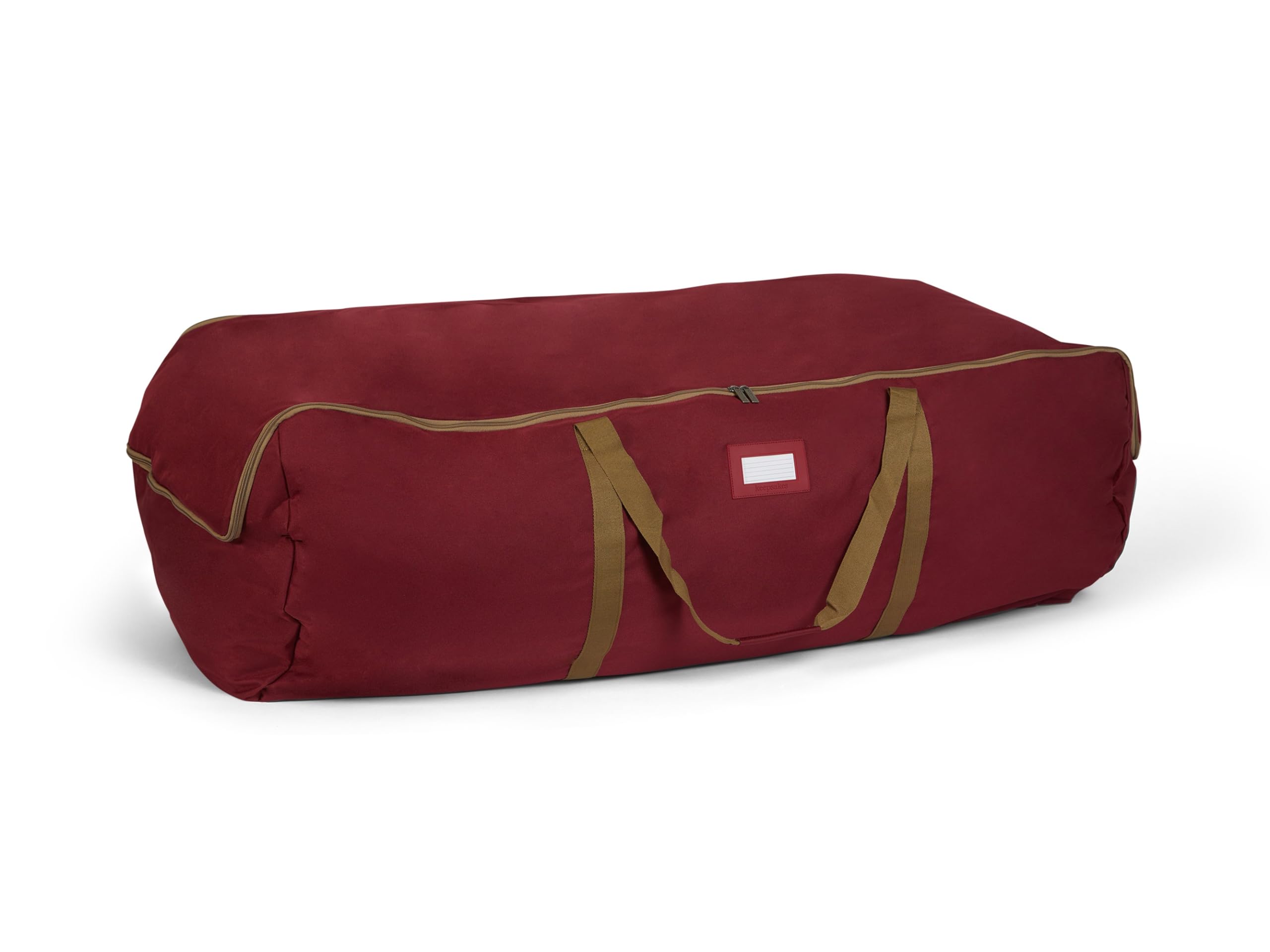 Covermates Keepsakes Garland Duffle Bag – Durable Polyester, Reinforced Handles, Fits up to 25 Foot Garland Depending on Thickness - Holiday Storage-Red