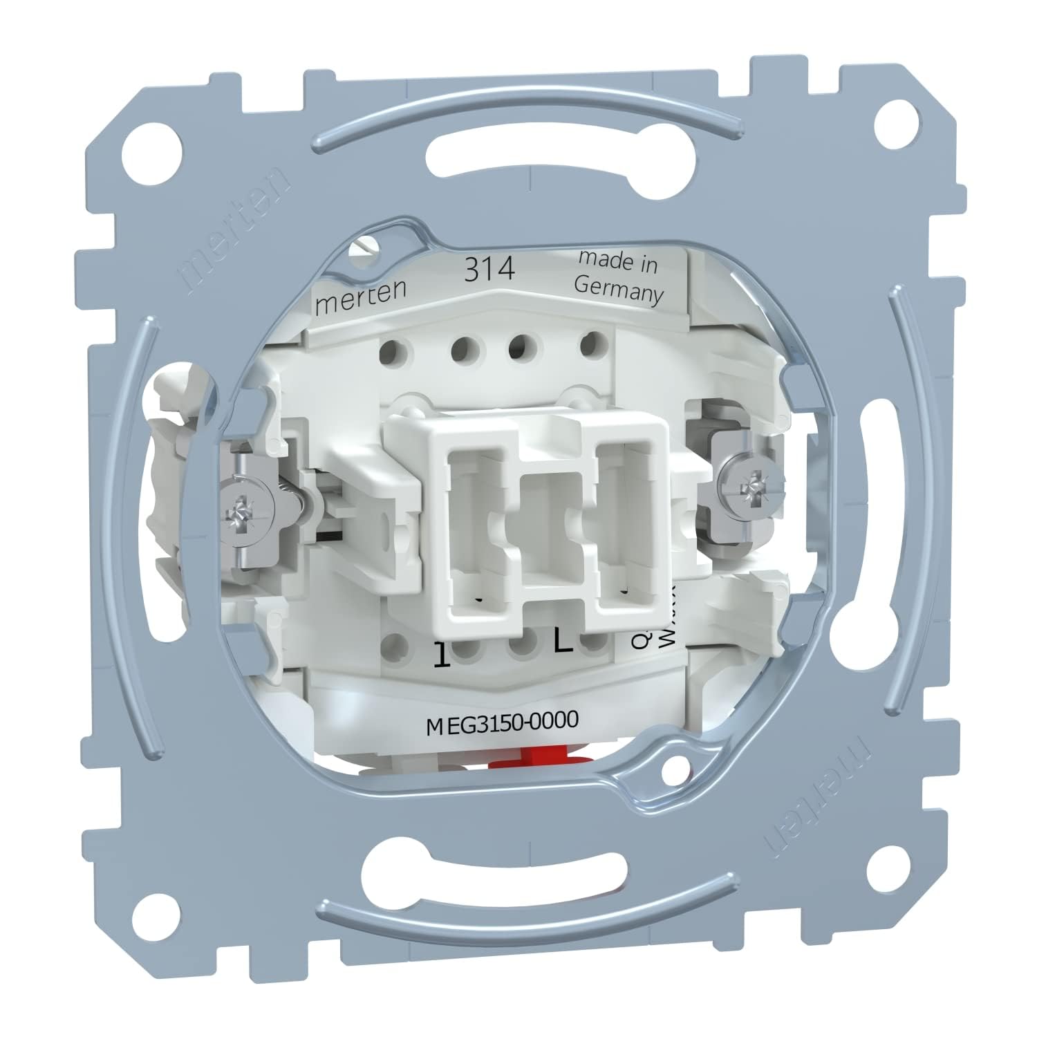 Schneider Electric Merten MEG3150-0000 Flush-Mounted Push Button Closer & Switch, Flush-Mounted for Installation of Switches and Sockets, Push Button Insert 1-Pin -10 A - AC 250-image-37