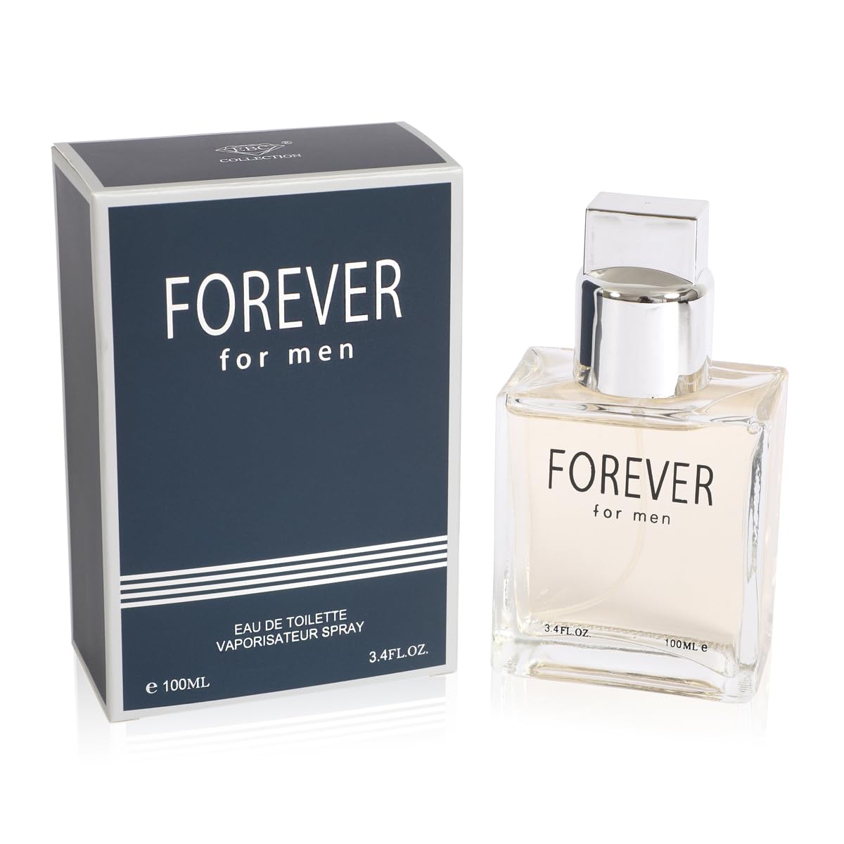 Forever Eau de Toilette for Men – Fresh Clean Masculine Men’s Perfume with Lavender & Sandalwood – 100ml/3.4 fl oz