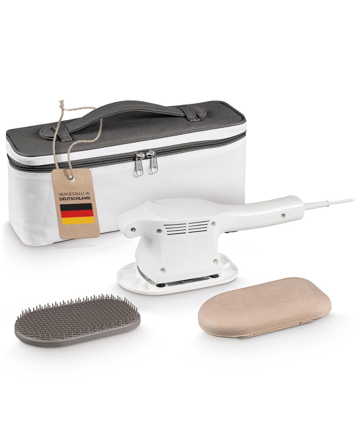 MASSAGE-EXPERT Elektrisches Flächen-Massagegerät für Rücken, Nacken, Schulter, Brust, Beine & Füße, Kräftige Vibration gegen Verspannungen
