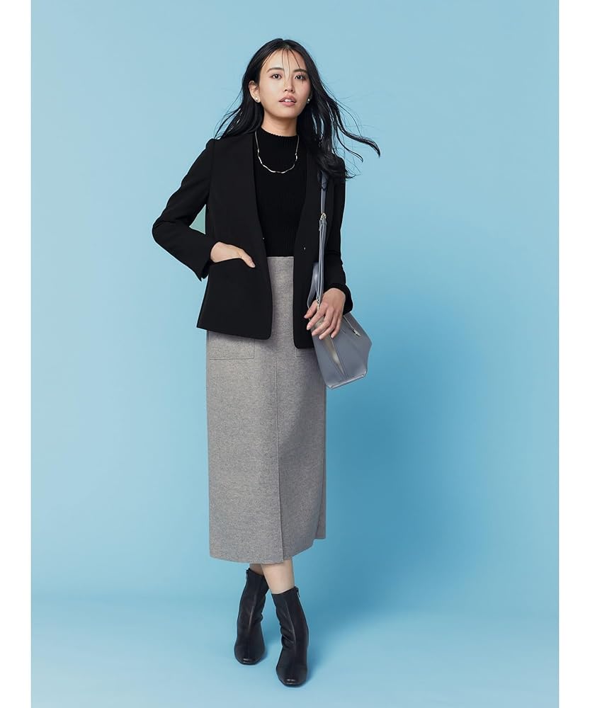 新品OPAQUE.CLIP ペプラムノーカラージャケット セレモニーオケージョン Amazon | [ オペークドットクリップ ] ノーカラージャケット