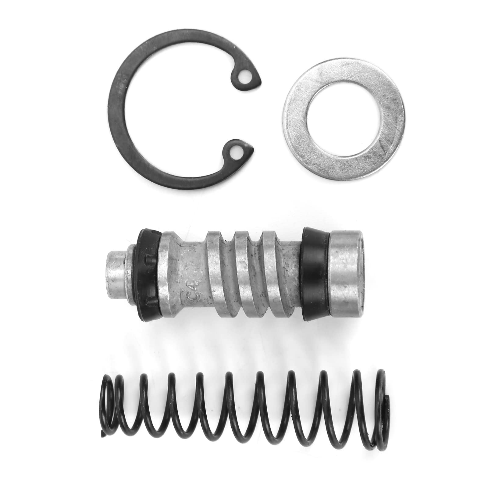 Kit Pistone di Riparazione del Cilindro Principale della Frizione del Motociclo 12,7 Mm, Pompa del Freno della Frizione in Lega di Alluminio con Guarnizione a Molla Adatta per Motocross/Scooter