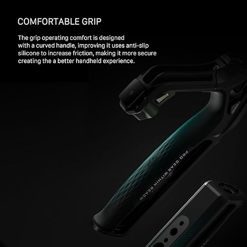 Miniatura 5 de Tilta Mango superior Xeno para cineastas y cámaras - Negro  Aleación de aluminio y construcción de silicona  14 -20 y 38 -16 hilos con puntos de