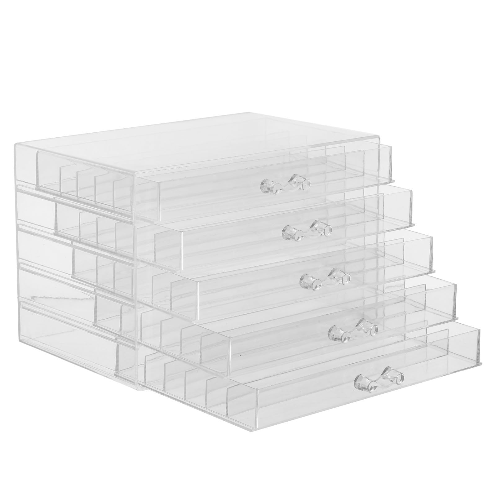 Caja Organizadora de Collares 5 Cajones de Plástico