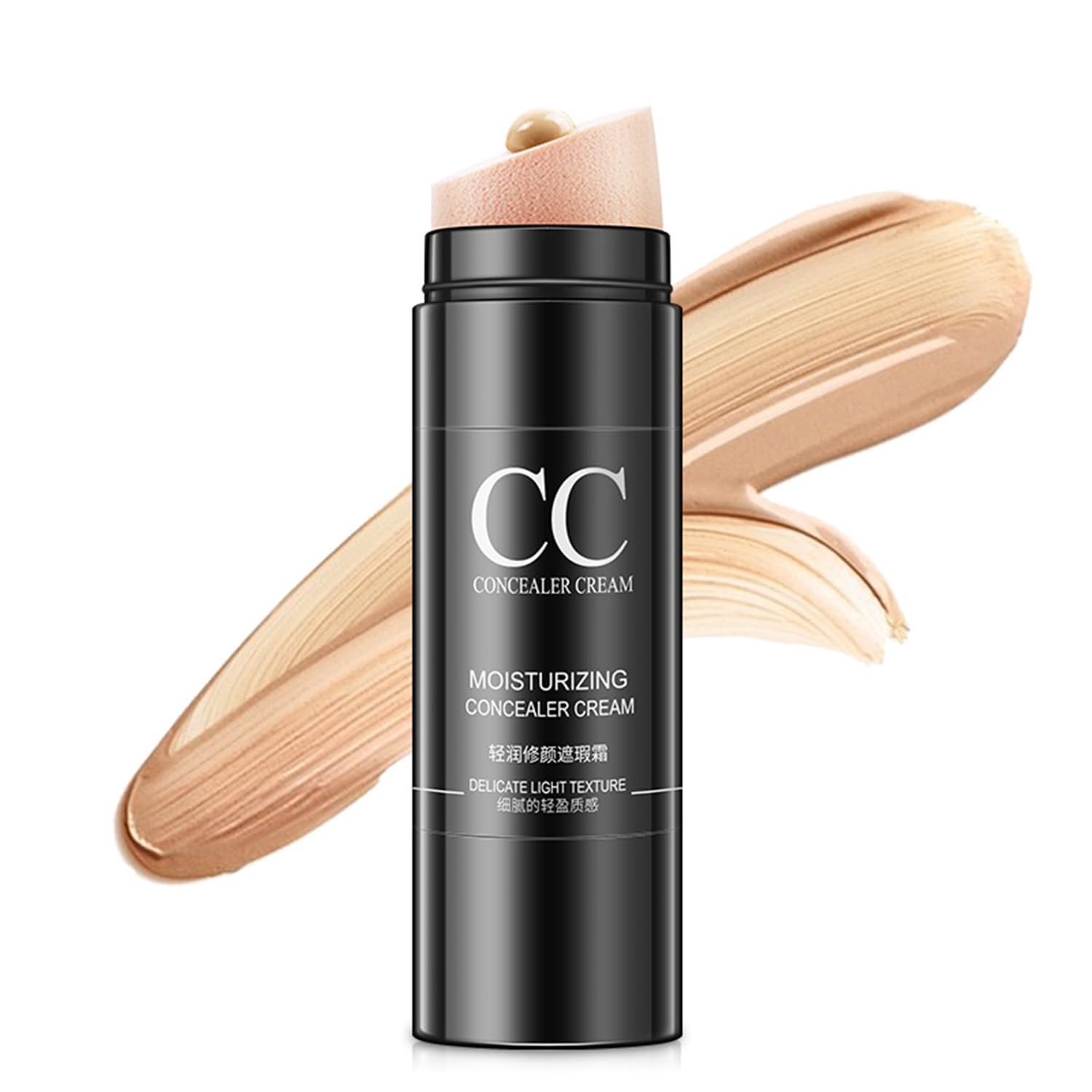 CC Cream,Concealer stick, Color Correcting Cream Moisturizing Long Lasting Concealer Hydrating Liquid Foundation Makeup Cosmetics (Natural Color)