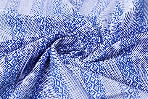 Baby Trapoz Mexican Rebozo Shawl, Scarf, Ideal for Natural Birth, Doula Massage, 118.11", Royal Blue3
