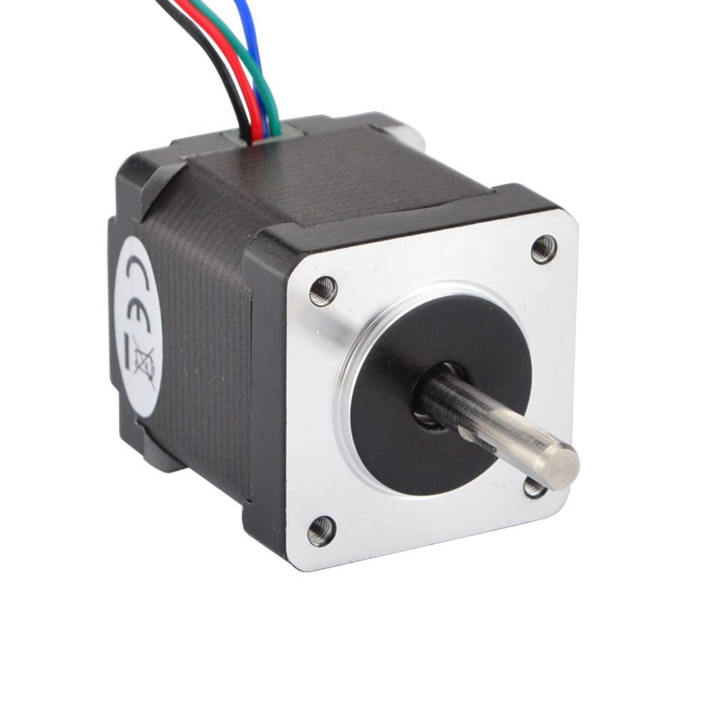 STEPPERONLINE Moteur pas à pas Nema 14 - 1,8 deg - Bipolaire - 0,5 A - 23 Ncm - 35 x 42 mm - 4 fils - Imprimante 3D