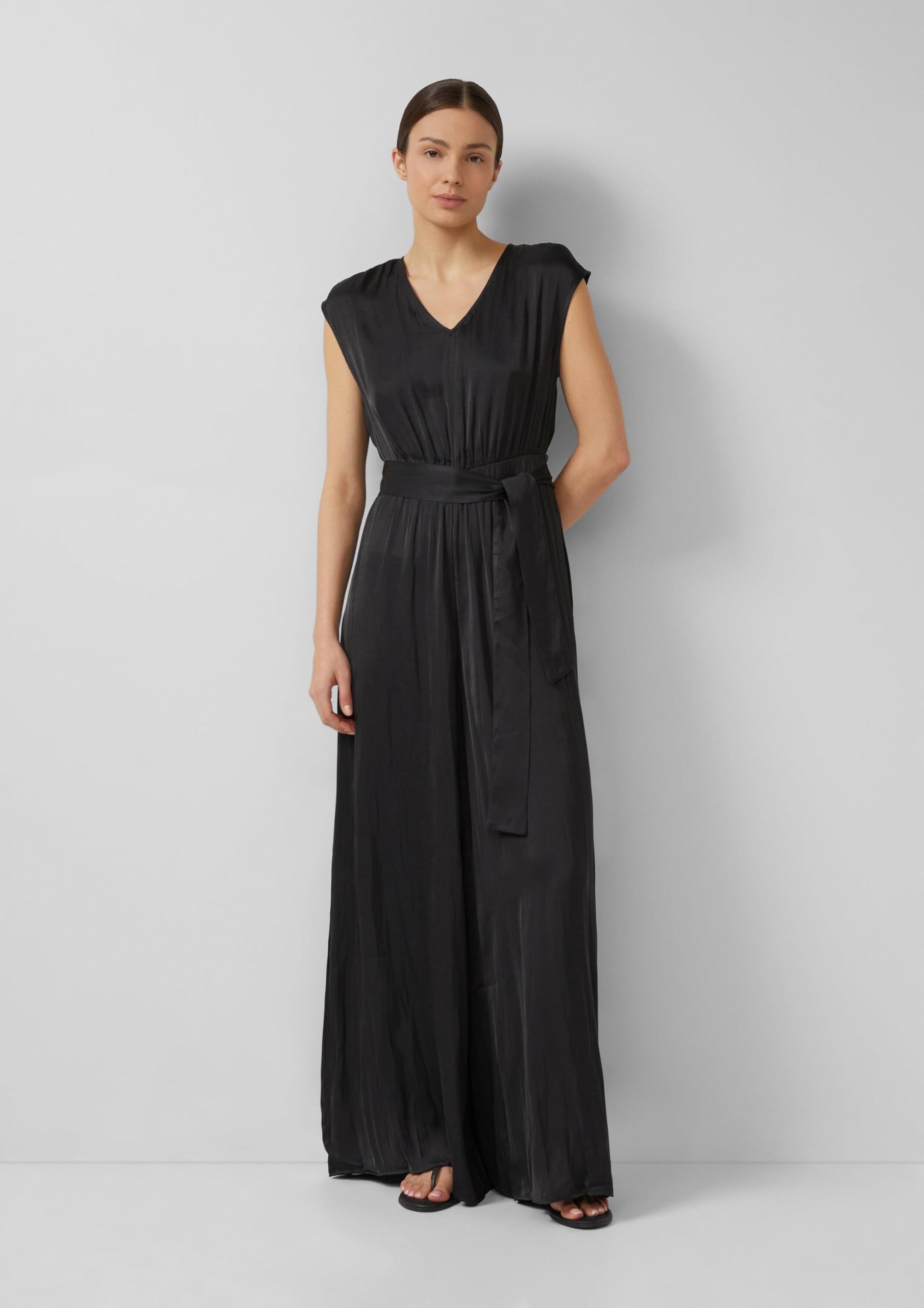s.Oliver Satin-Jumpsuit mit Extra Wide Leg