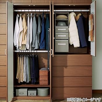 ニトリ　クローゼット ニトリ 【奥行53cm】クローゼット用フィッツケース2個組(幅30×高