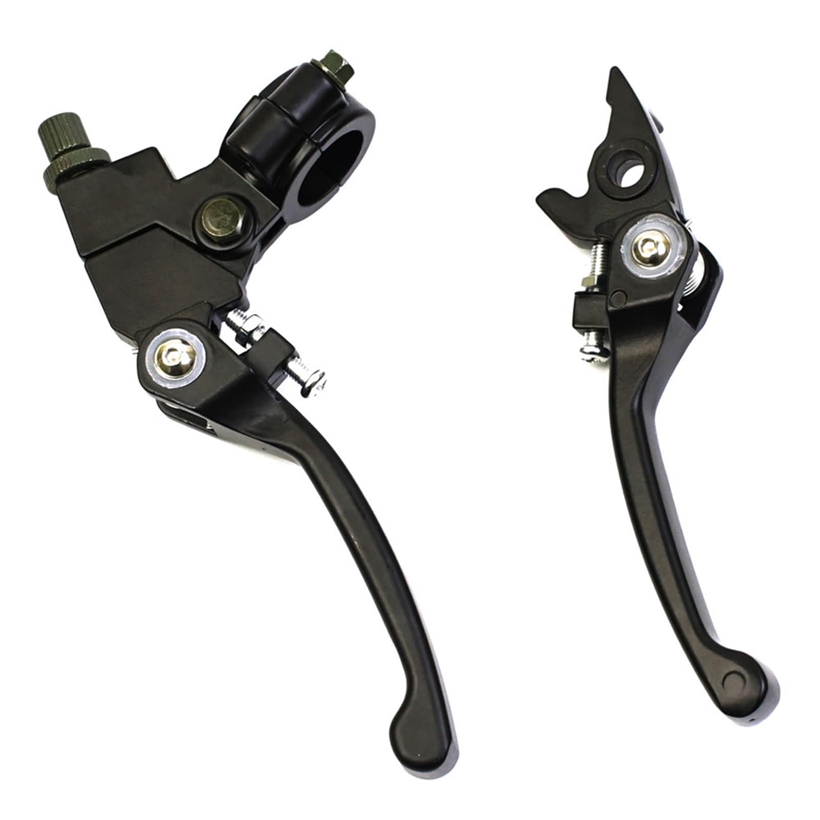 Jeviuwi Black A Lever Motorcycle Handlebar Brake Lever For 50Cc - 200Cc For Crf For Klx For Ttr For Apollo 125 22Mm Folding Handlebar Pit Dirt Bikes Clutch Brake Lever Atv Motorcycle Brake Clutch Lever(Black A Lever)