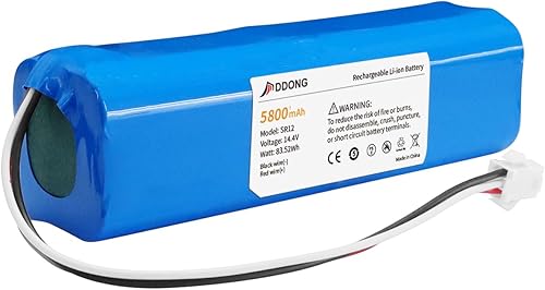DDONG Batería de repuesto de 5800 mAh para Proscenic M7 Pro M8 Pro M7 Max, para Lydsto R1, para Uoni V980 Max V980 Plus, para Roidmi Eve Plus, para