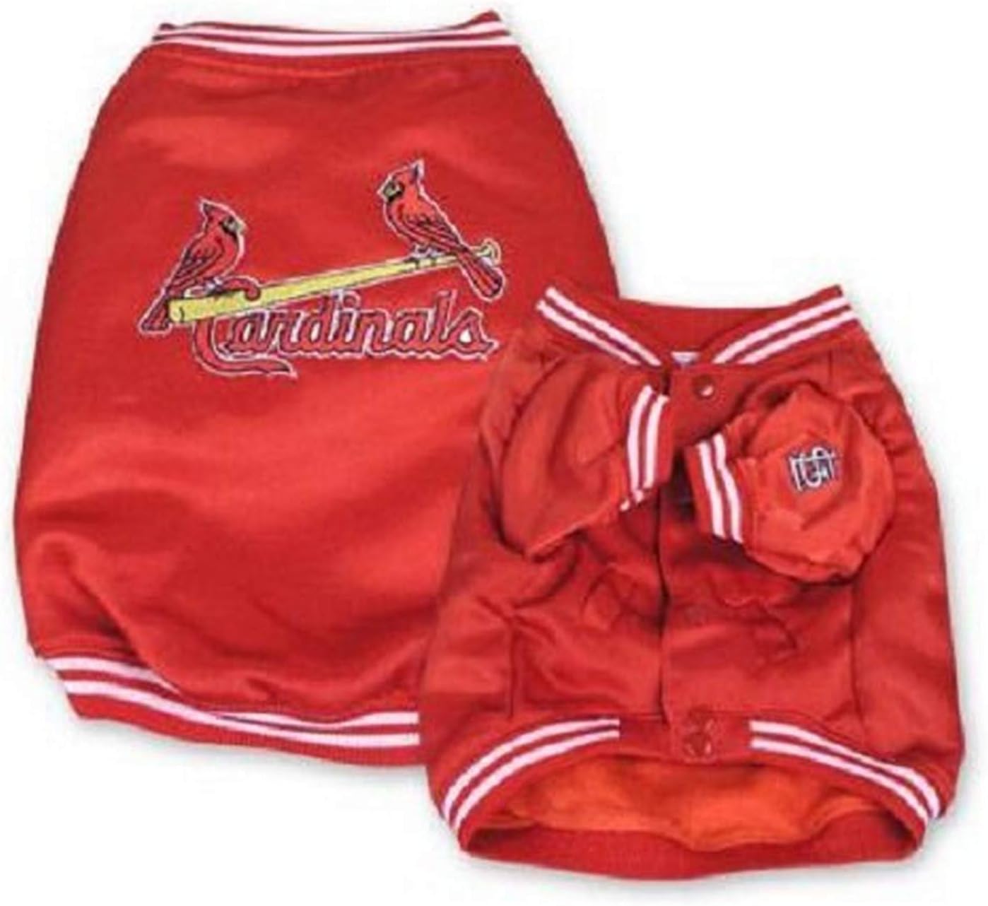 MLB DOG JACKET. Baseball Jackets for DOGS & CATS. - Durable SPORTS PET Jacket - available in 5 MLB TEAMS & 6 sizes - MLB PET DUGOUT JACKET - Licensed DOG VARSITY JACKET - MLB PET DRESS UP - MLB DOG OUTFIT - MLB DOGDUGOUT JACKET