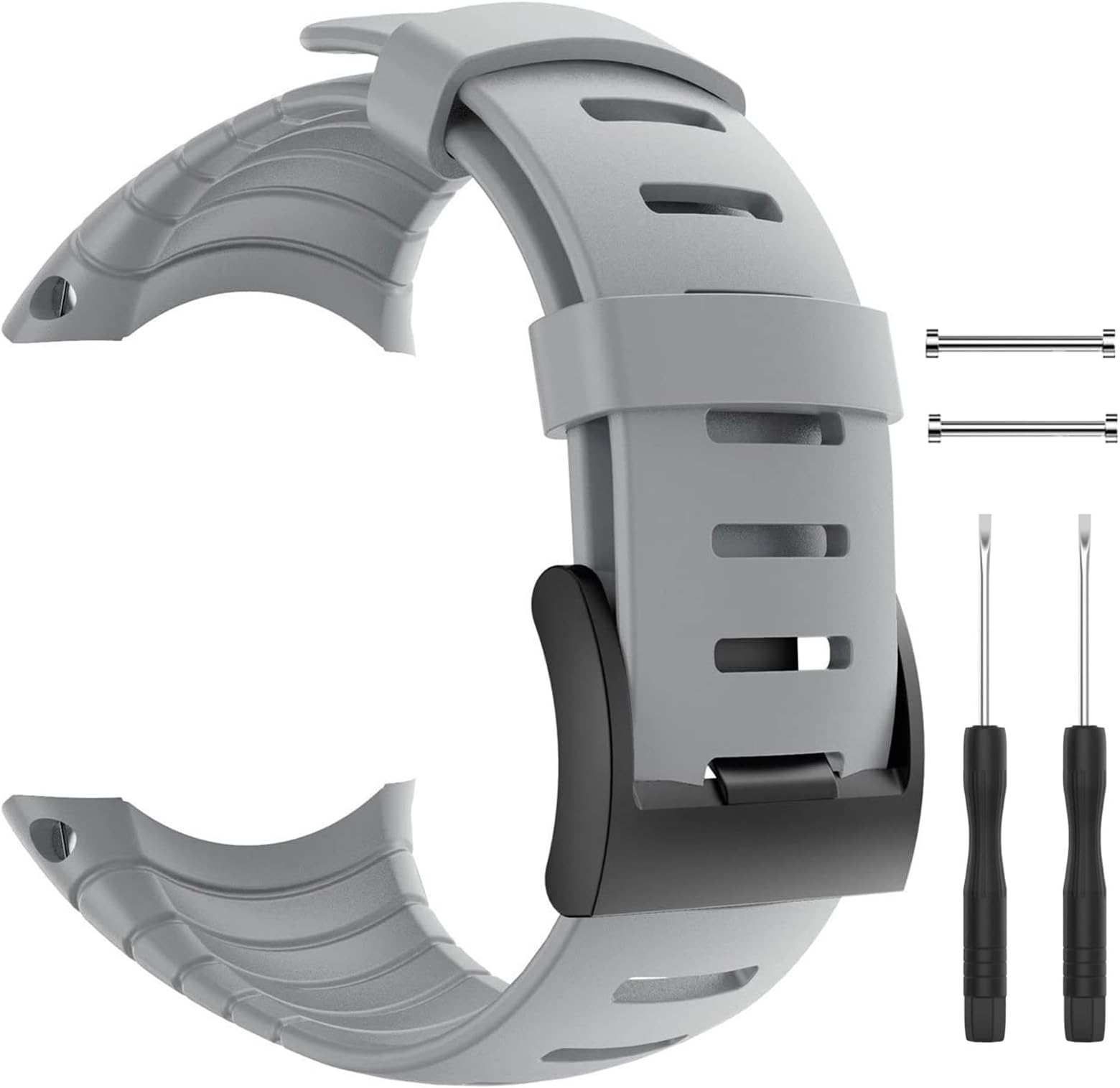 Suunto Core Strap, Rubber Replacement Watch Band for Suunto Core SS014993000.
