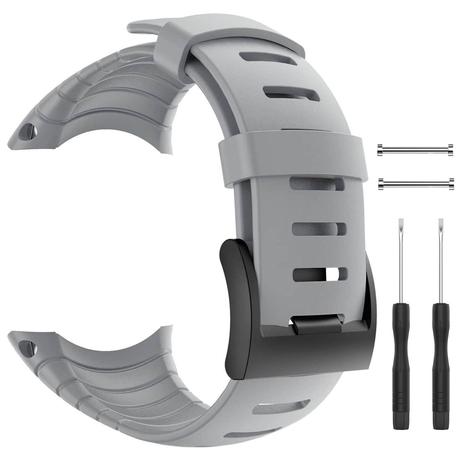 Suunto Core Strap, Rubber Replacement Watch Band for Suunto Core SS014993000.