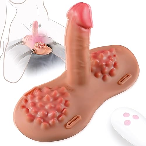 Miniatura 8 de Consolador ultra realista doble de silicona, consolador curvado de 9 pulgadas para principiantes para punto G y juego anal con potente ventosa,