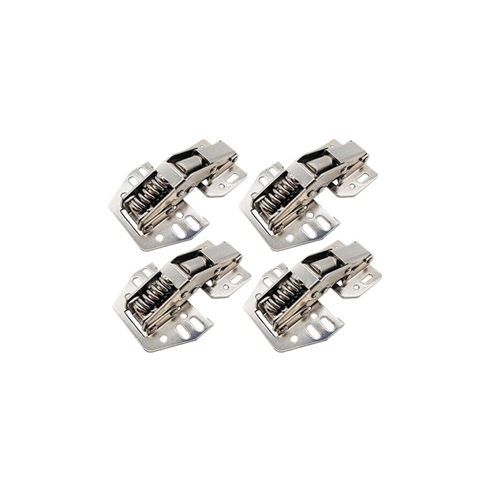 2-12PC Overhead Swing Up Hinges for Face Frame Cabinet and RV Cupboard Doors(4pcs)