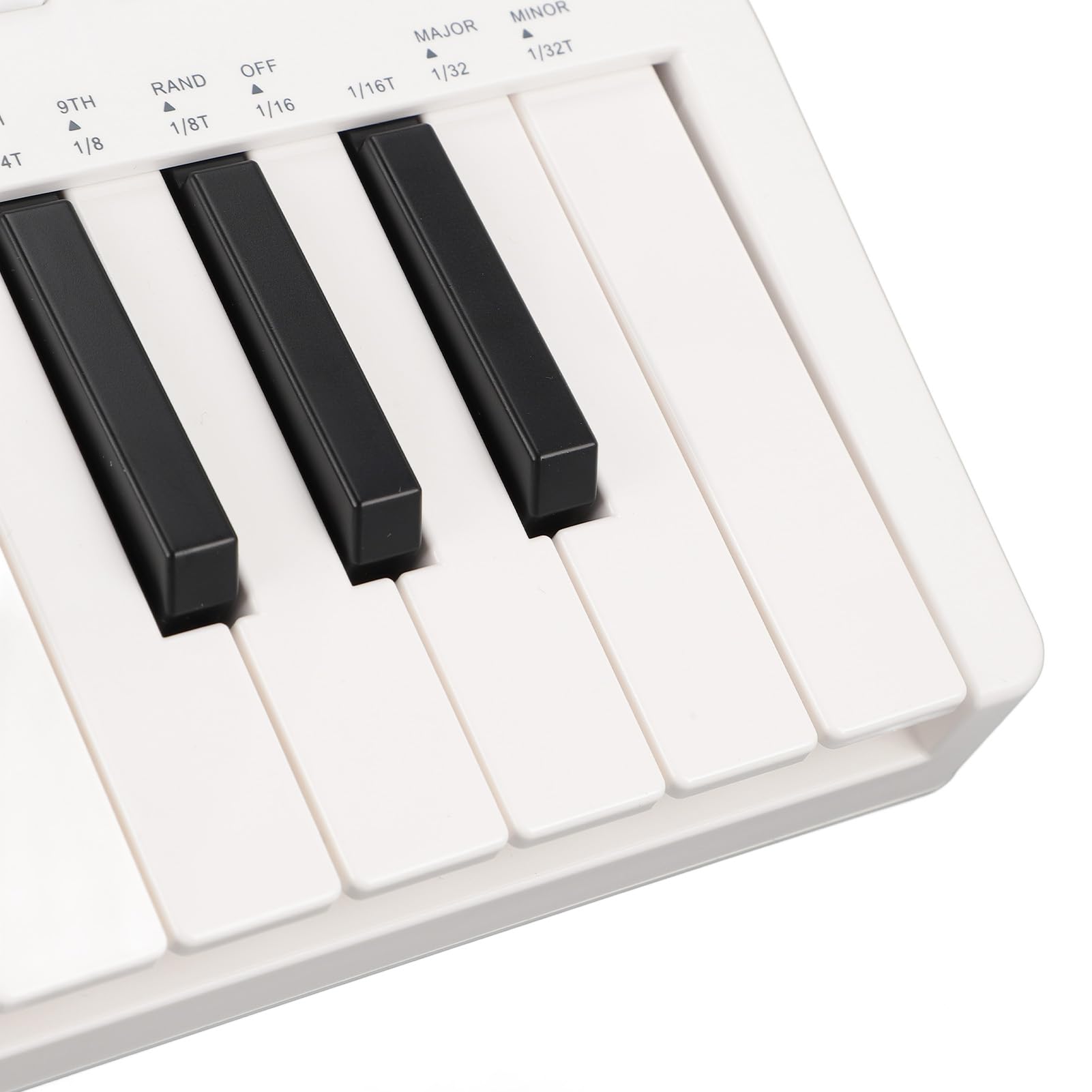 POENVFPO Controlador de Teclado MIDI Compacto con 25 Almohadillas de Tambor Mini -tanque y 8 Retroiluminadas, Ideal para Crear Música en Studio, Hotel BT, Conexión con Cable
