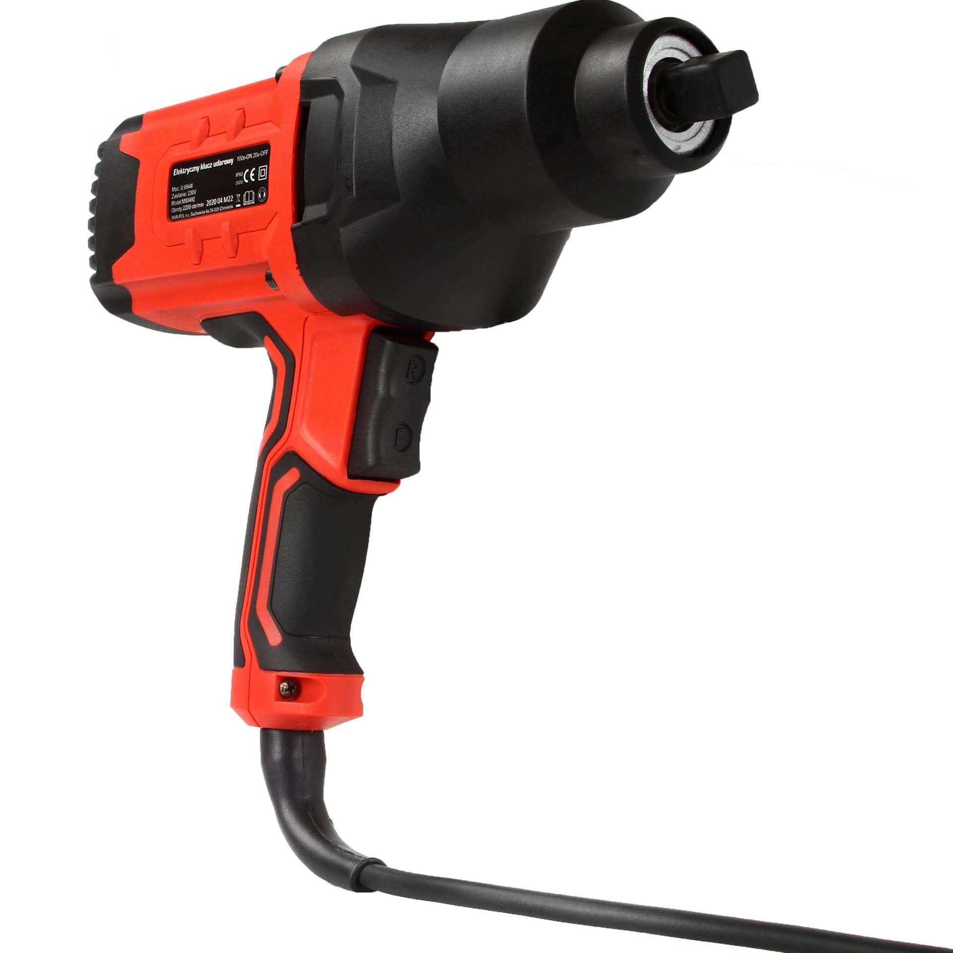 Marpol Set Avvitatore elettrico ad impulsi Sostituzione Pneumatici e Riparazione Auto Officina reversibile Compatto 1/2" 800NM 950W 2200giri/min 230V