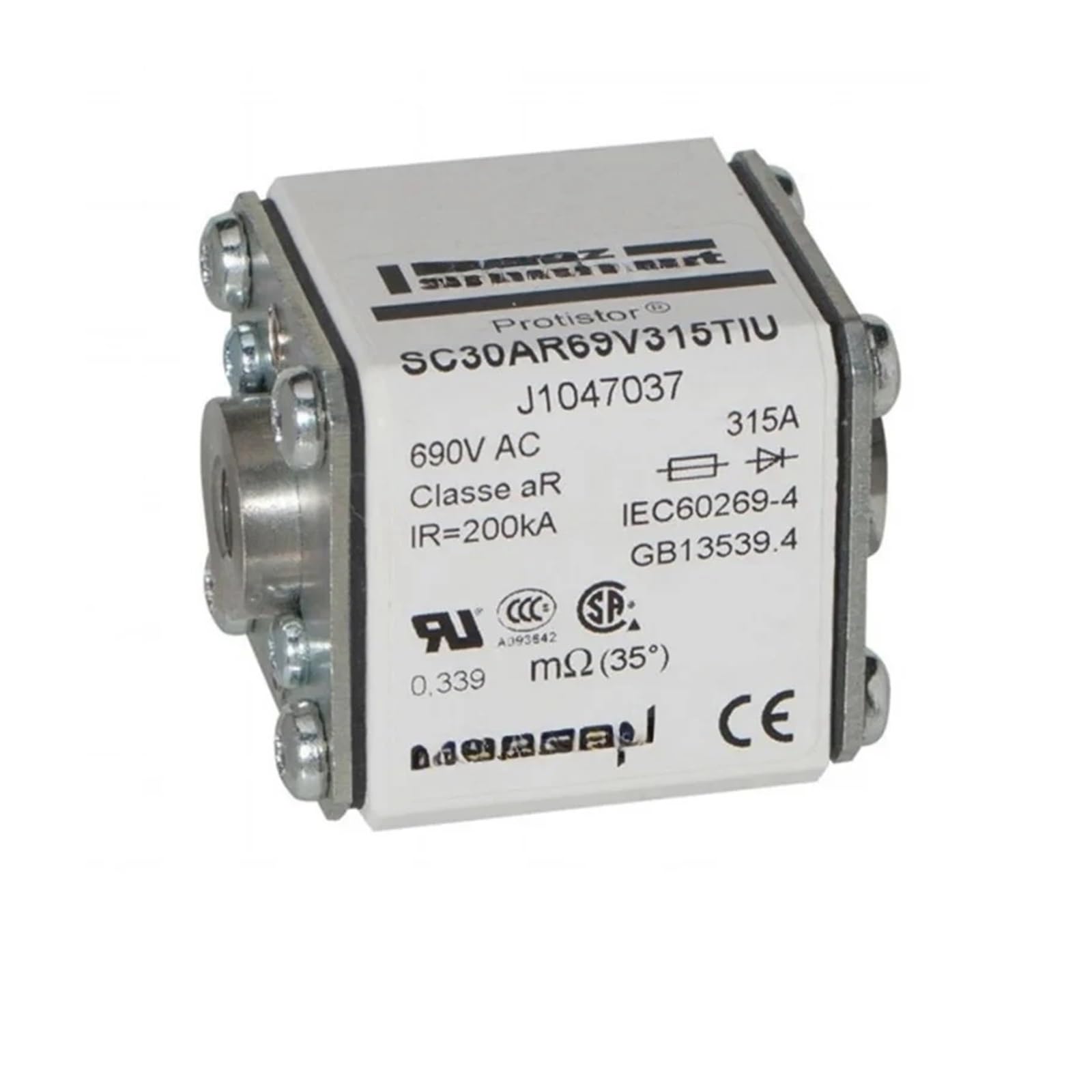 SC30AR69V200TI Z1047028 SC30AR69V250TI A1047029 SC30AR69V315TI B1047030 SC30AR69V080TIM H1046990 1pcs Fuse(SC30AR69V250TI)