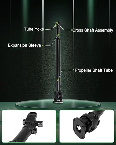 Vista 365 de SCITOO Longitud del eje de hélice del eje de transmisión delantero 36.2 pulgadas compatible con 2001-2004 para Jeep Grand para Cherokee 4.0L