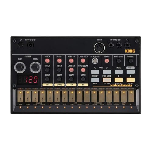 Korg Volca Beats Analog Rhythm Machine with 16-Step Sequencer
