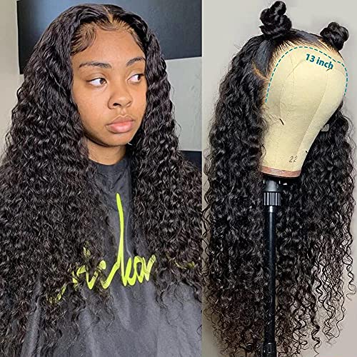 Short Curly Lace Front Wigs for Black Women UDU Human Hair Wigs 13X2 Pixie Cut Lace Front Wig Pre Plucked Lace Front Human Hair Wig with Baby Hair 150% Density