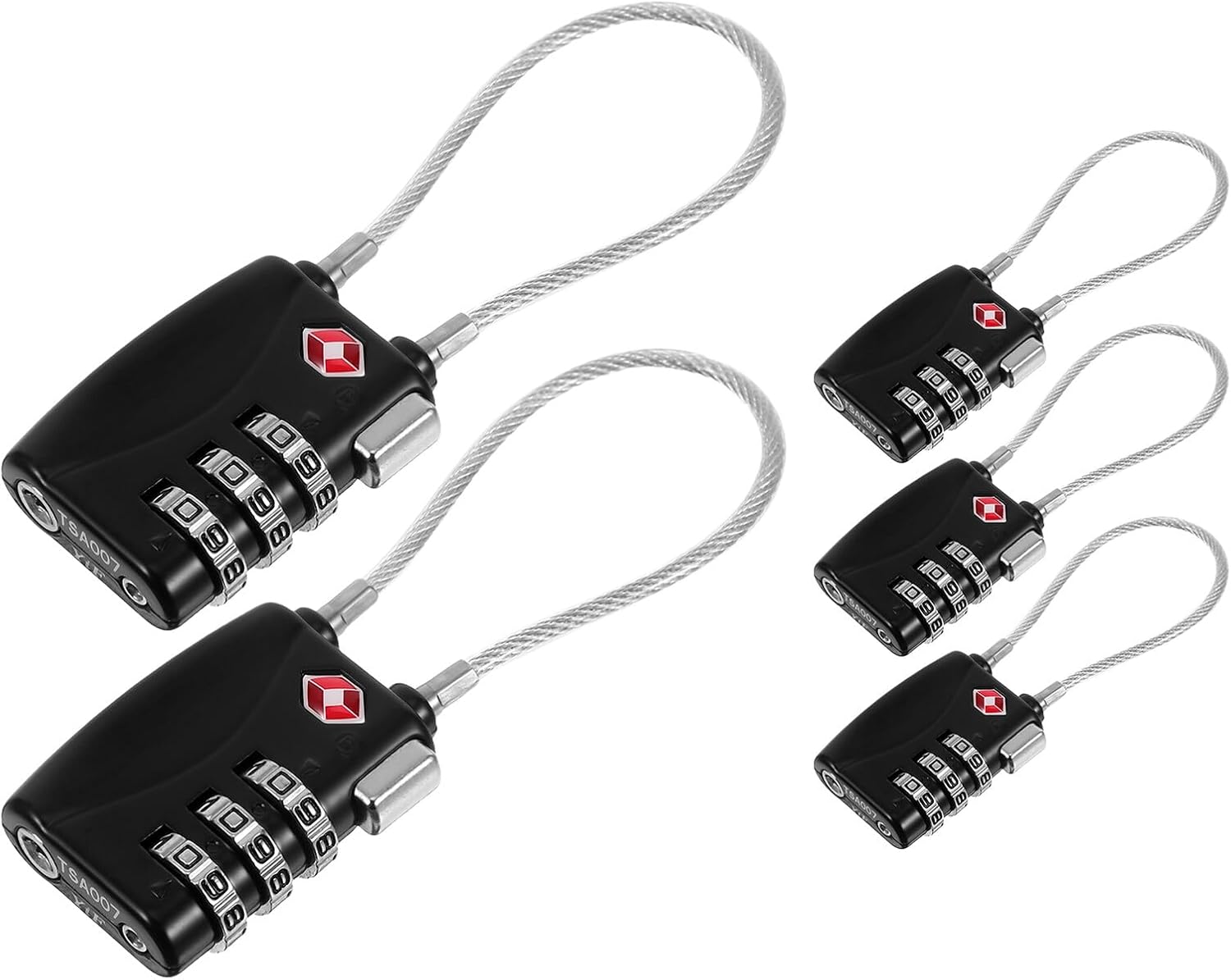 5pcs Mini Combination Password Padlocks for Suitcase and Backpack – Small Code Lock for Luggage, Gym Locker, Travel Security