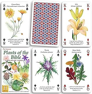 Heritage Playing Cards The Famous Plants of The Bible