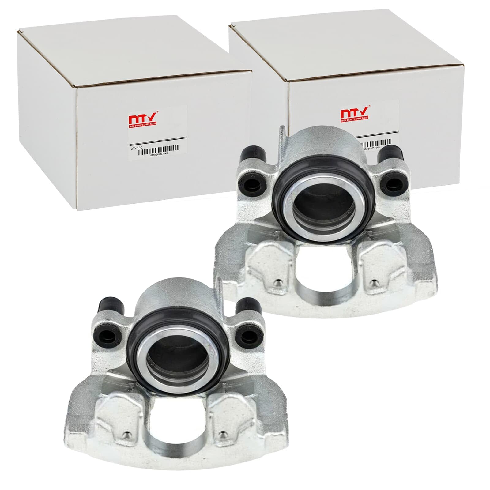 2x NTY Bremssattel vorne links+rechts | Hzp-Vv-003 + Hzp-Vv-002 Kompatibel mit S60 I (384),S70 (874),S80 I (184),V70 II (285),XC70 I Cross Country (295)