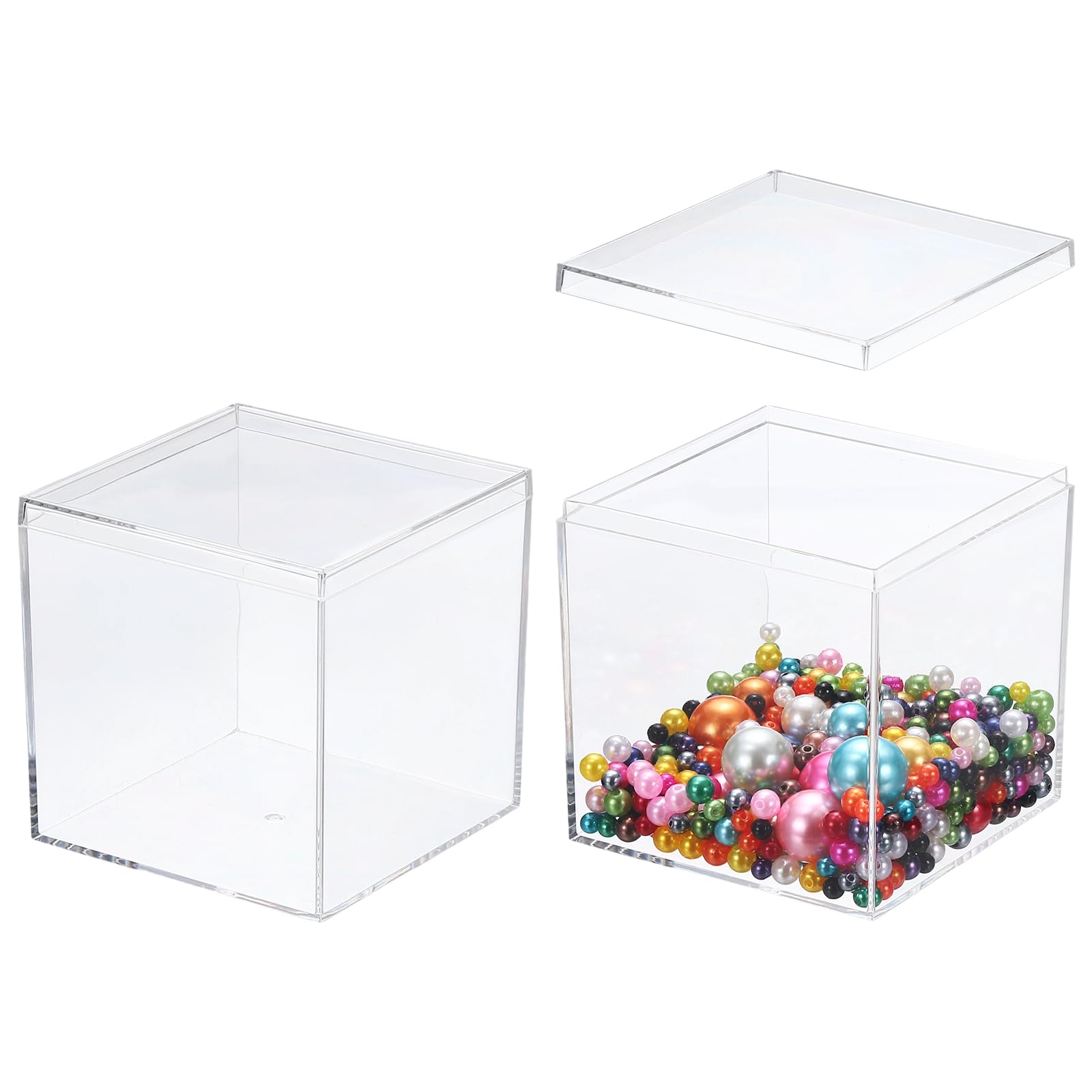 Vitrine pour magasin en acrylique transparent haut de gamme pour exposition de bijoux