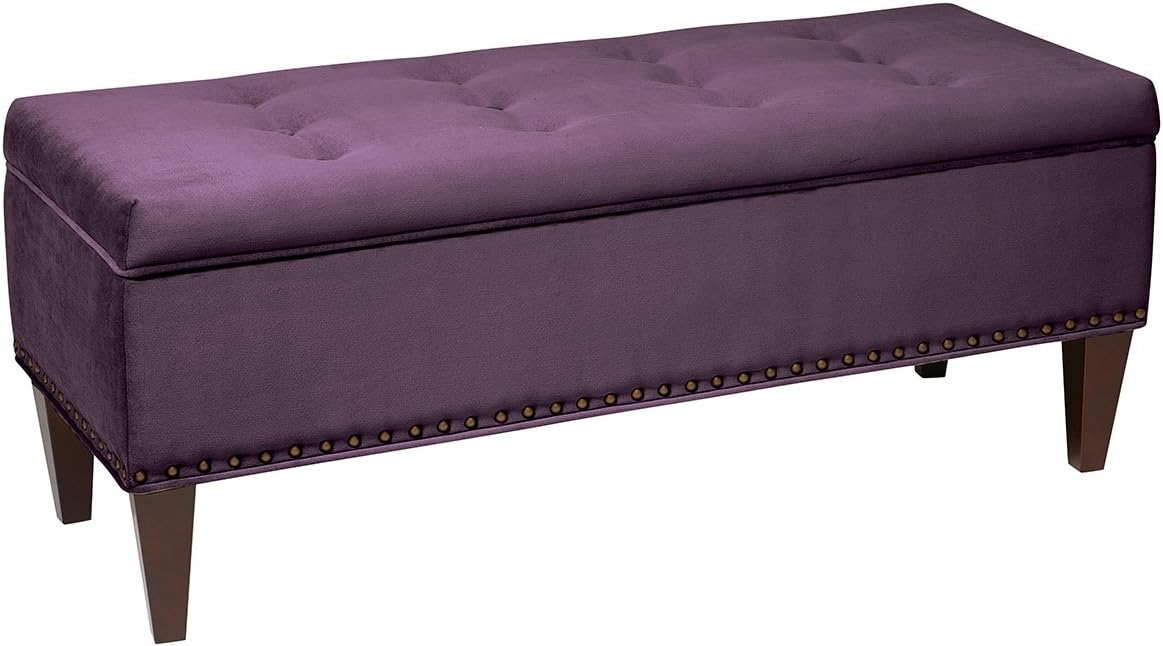 Office Star Avenue Six Estrella Storage Bench in Port