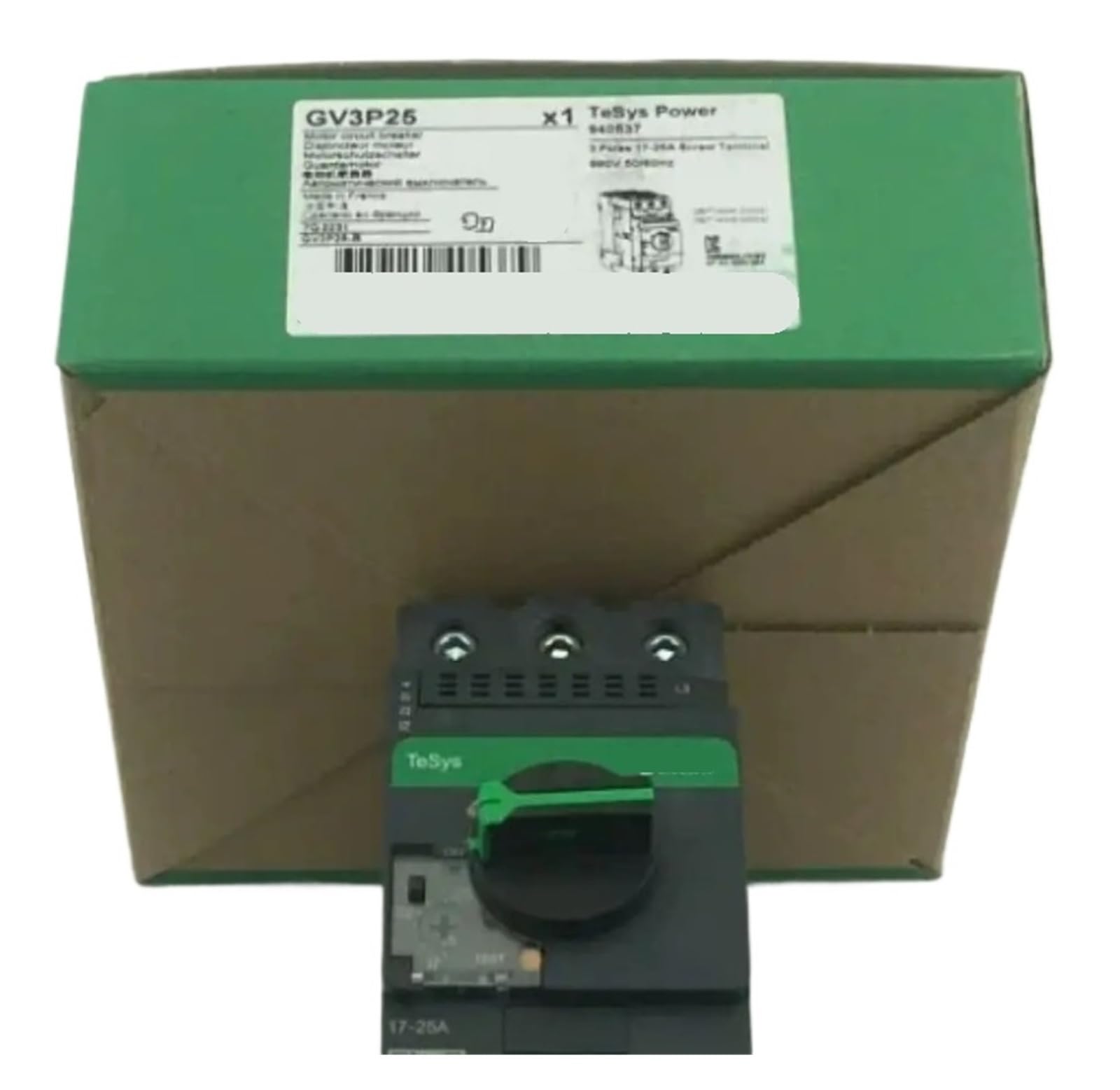 CJKXPZMH GV3P25 GV3-P25 Motor circuit breaker, GV3, 3P, 17-25 A