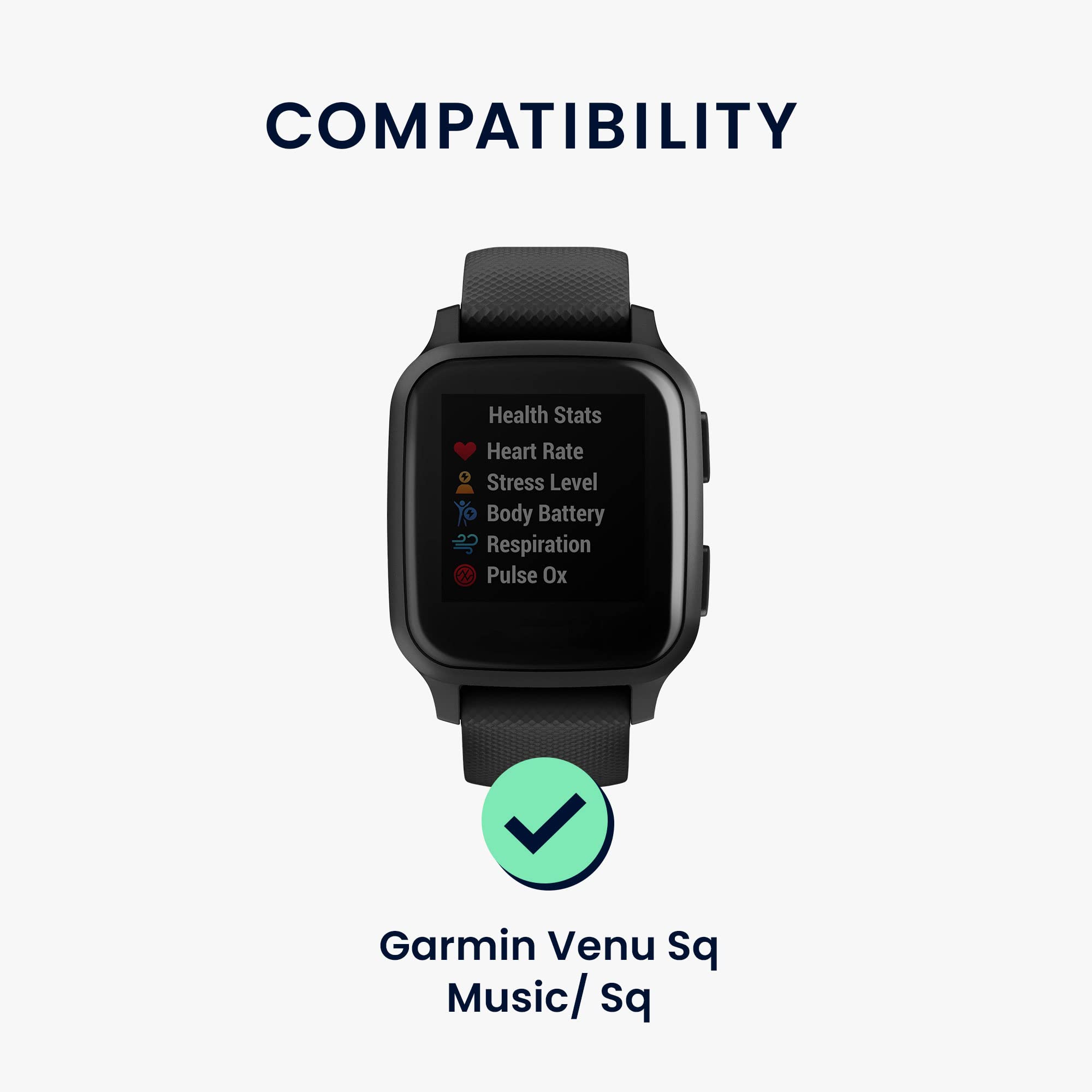 Garmin Venu Sq 本体 + 替えバンド4本付き 美品 zz0655-1.jpg